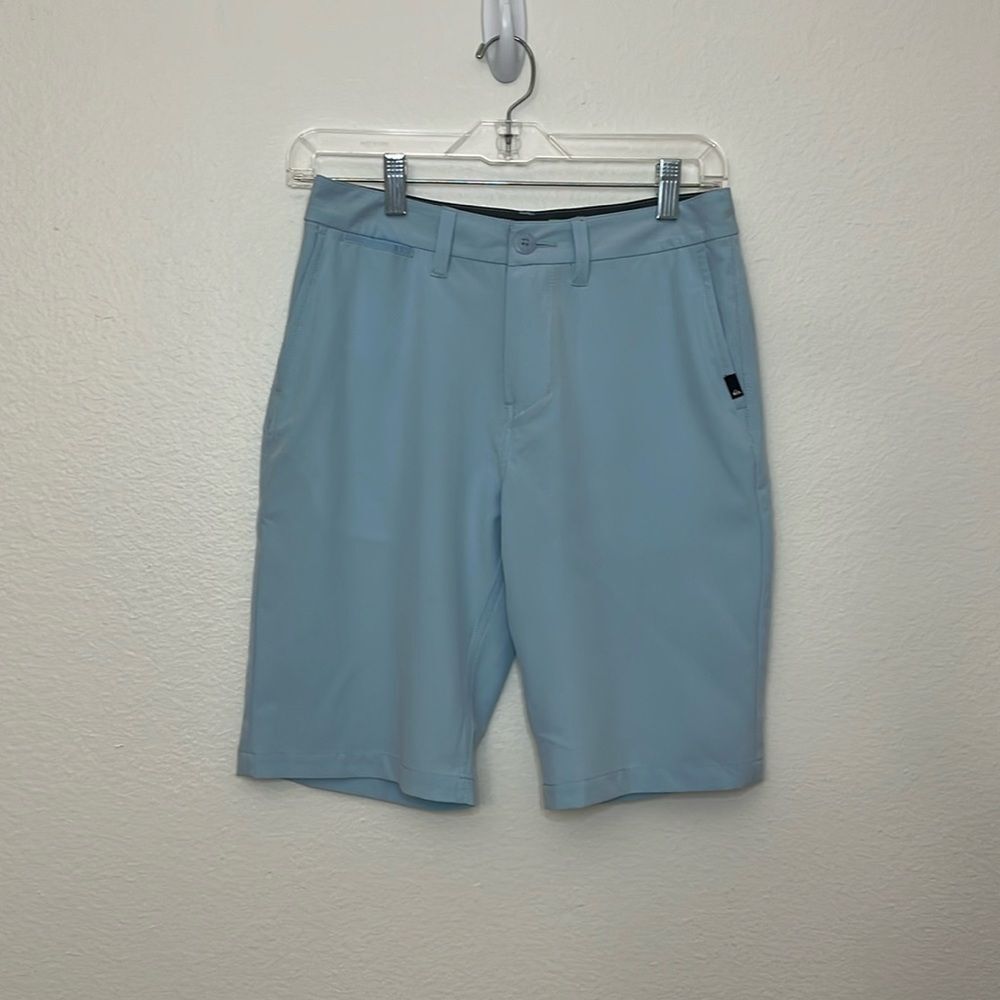 Quiksilver Boys Union Amphibian 19” Hybrid Shorts Sz 27 sky Blue